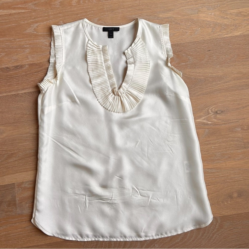 Jcrew ruffle top